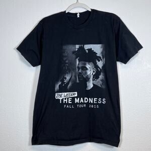 2015 The Weeknd The Madness Tour Concert T Shirt Travis Scott Halsey women's M